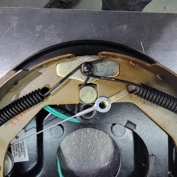 ISO TS16949 10''*21/4'' Travel Trailer Brake Assembly Self Adjusting