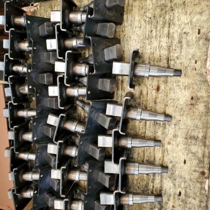 50*247mm Trailer Axle Spindle Replacement 1500kg Tractor Stub Axle