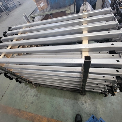 2500-3500Kg 60MM Square Tube Boat Trailer Axles With Idler Hub